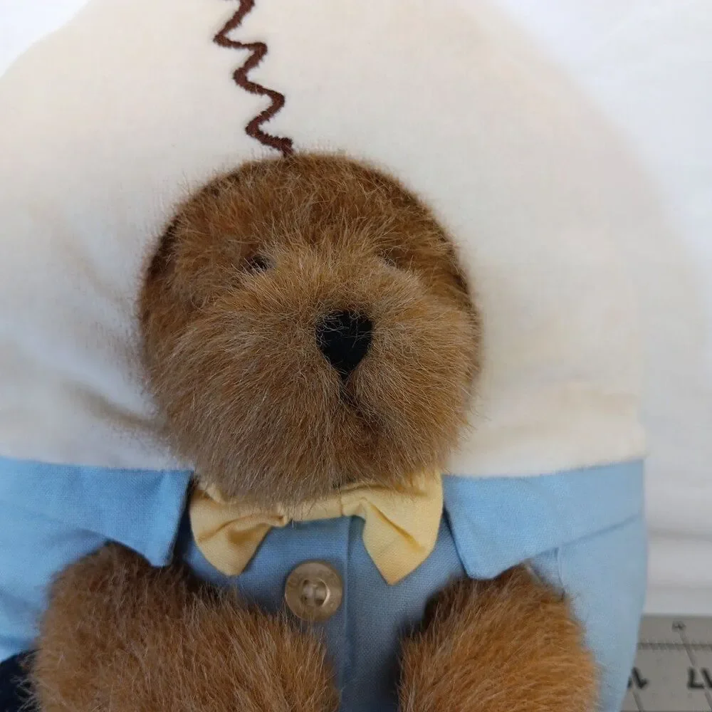 Boyds Bears Humpty Dumpty Brown Stuffed Teddy Plush